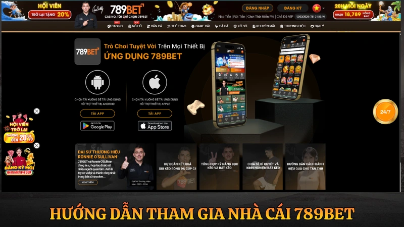 789BET hướng dẫn đăng ký tài khoản và thao tác cơ bản cho người mới